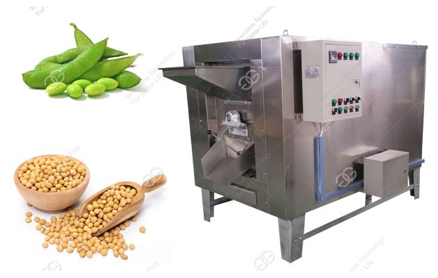 soybean roasting machine drum type
