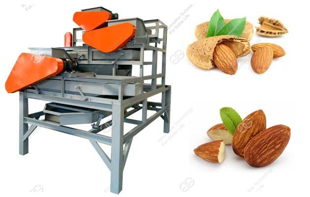 almond shell cracking machine