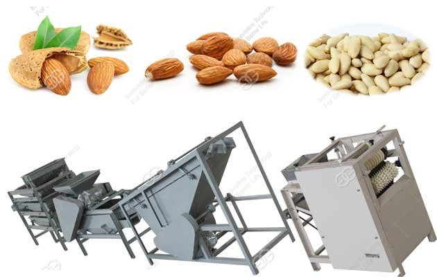 Almond Shelling Peeling Production Line|Almond Sheller Line For Sale