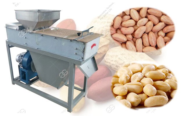 dry type peanut skin peeling machine