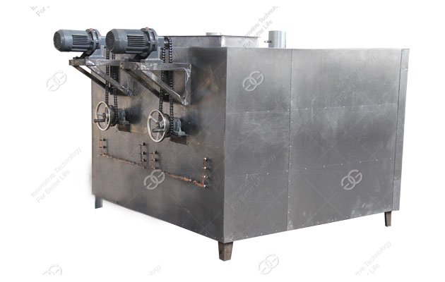 cocoa beans roasting machine with stainless steel