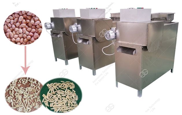 strip cutting machine of peanuts and other nuts