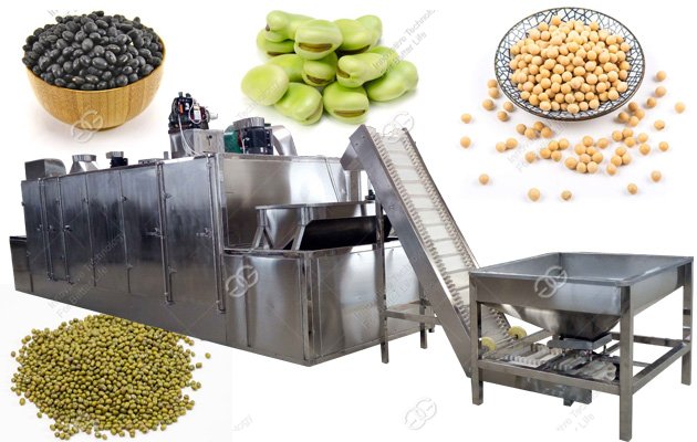 broad bean roasting machine